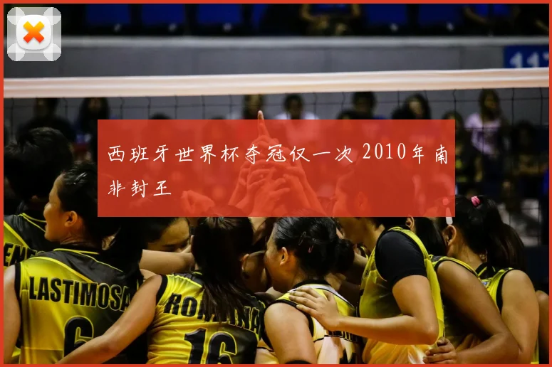 西班牙世界杯夺冠仅一次 2010年南非封王